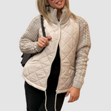 Carina™ Wool Patchwork Down Jacket