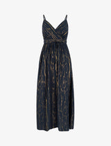 Aurora – Iridescent Empire Waist Maxi Dres