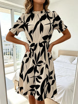 Blair – Botanical Print Mini Dress