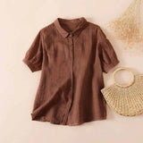 Pamela Casual Button-Up Shirt