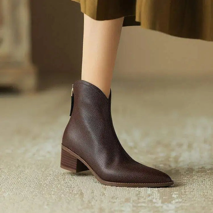Adeline | Leather Boots