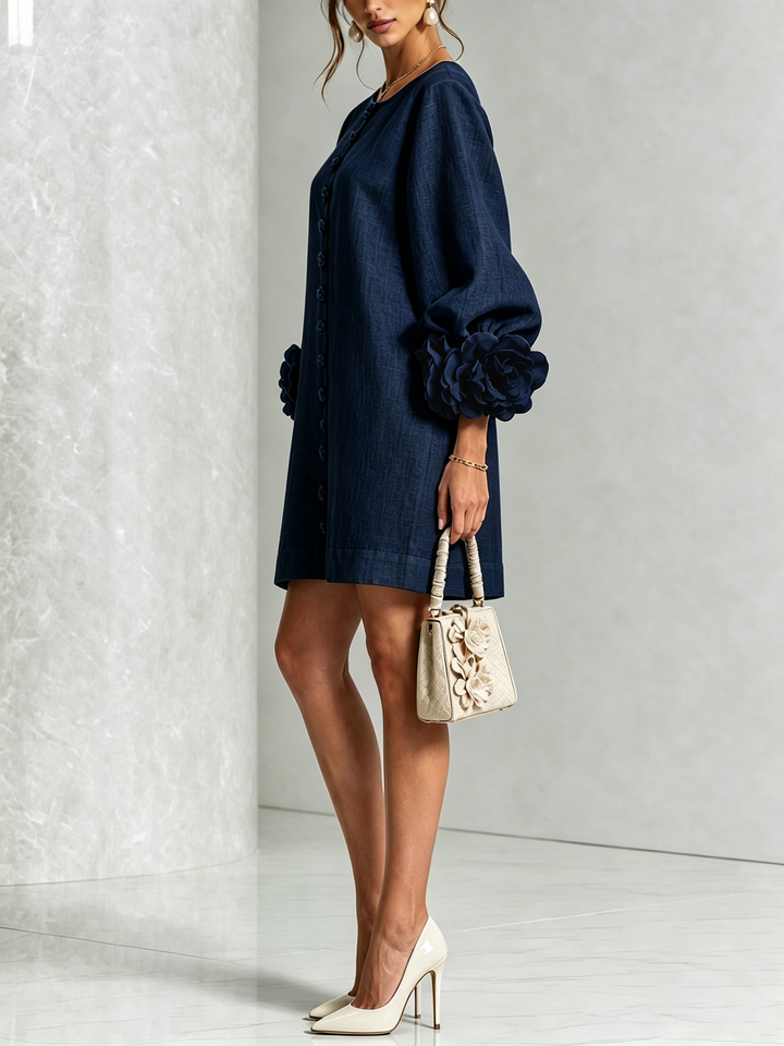 Rosalie Button-Down Mini Dress