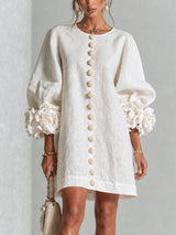 Rosalie Button-Down Mini Dress