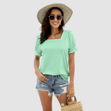 Célina Square Neck Top
