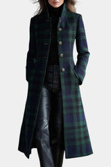Glendine™ Elegant Plaid Coat