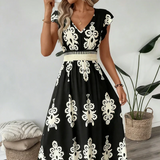 Canda Flattering Elegant Maxi Dress